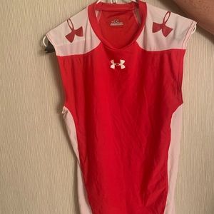 Under armor workout spandex shirt